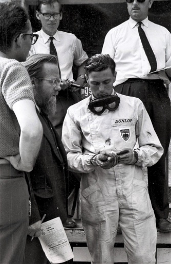 1000 km Nurburgring 1962 : JIm en compagnie de Denis Jenkinson